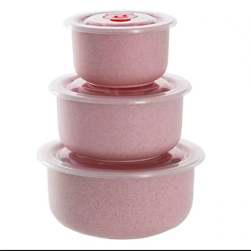 Pink Nesting Storage Containers
